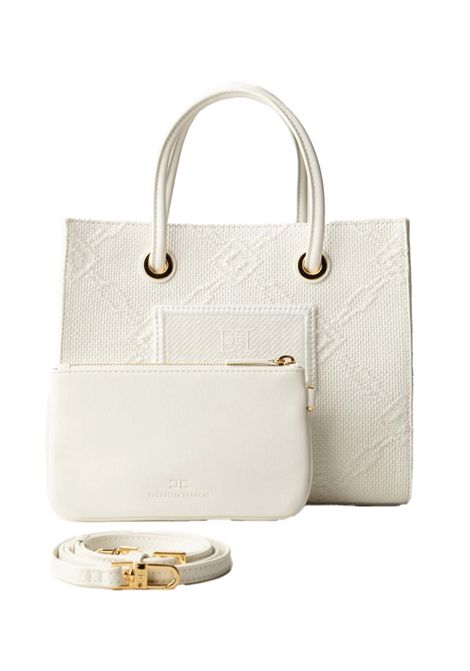 Borsa Elisabetta Franchi donna BS83A52E2360 avorio rafia ELISABETTA FRANCHI | Borse | BS83A52E2360